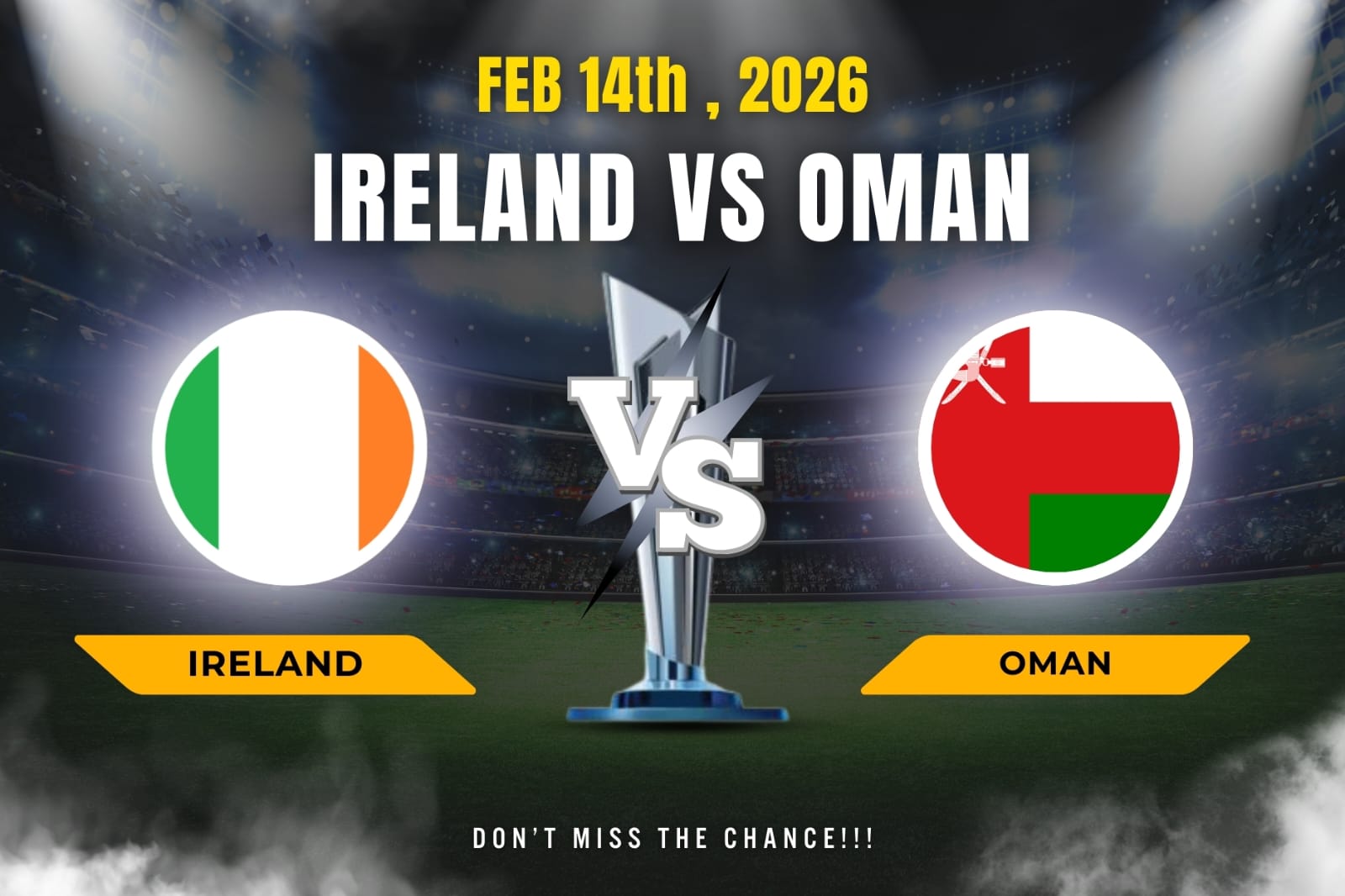 Ireland vs Oman
