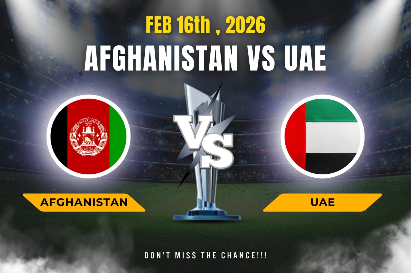 Afghanistan vs UAE