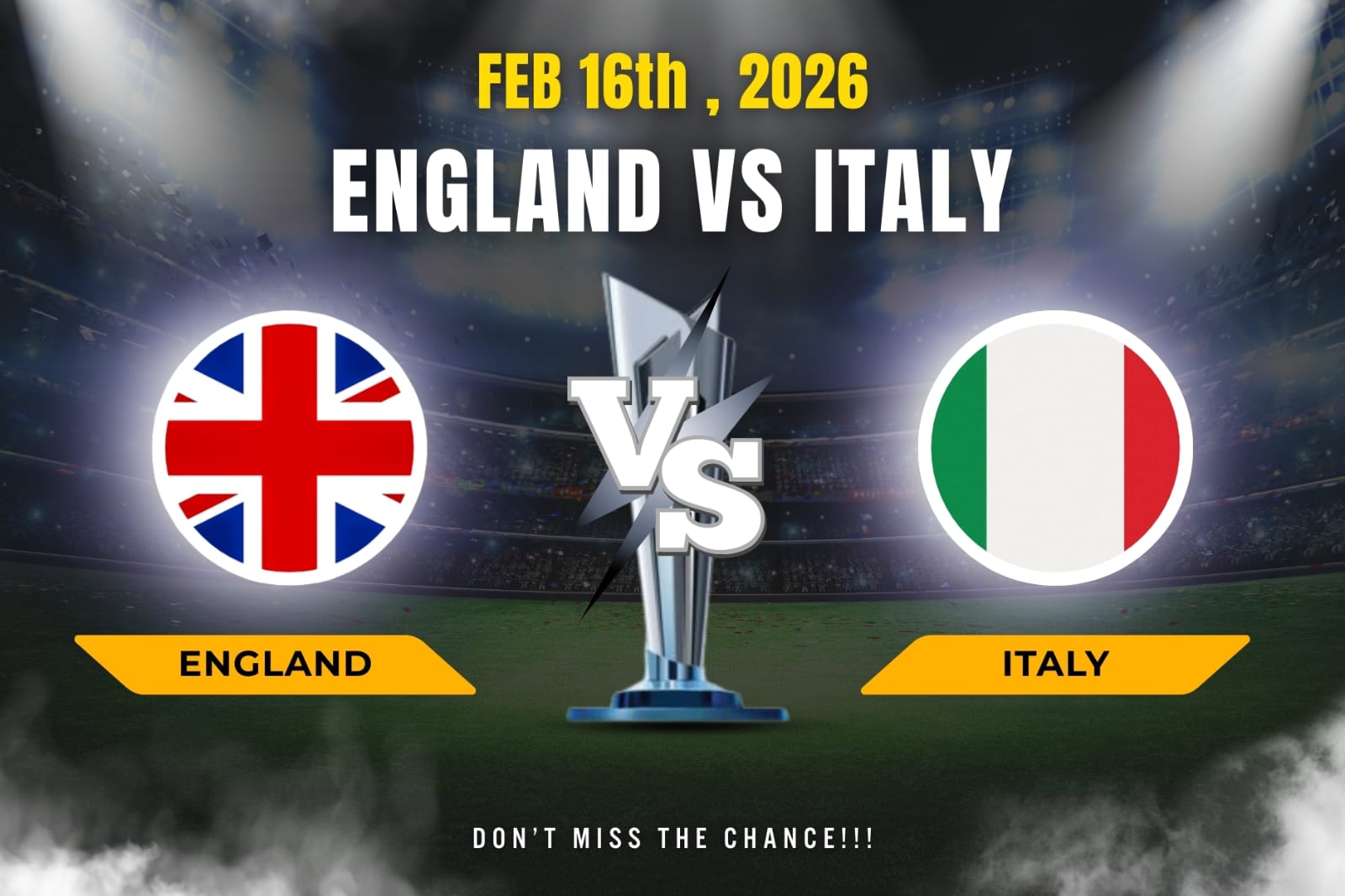 England vs Italy