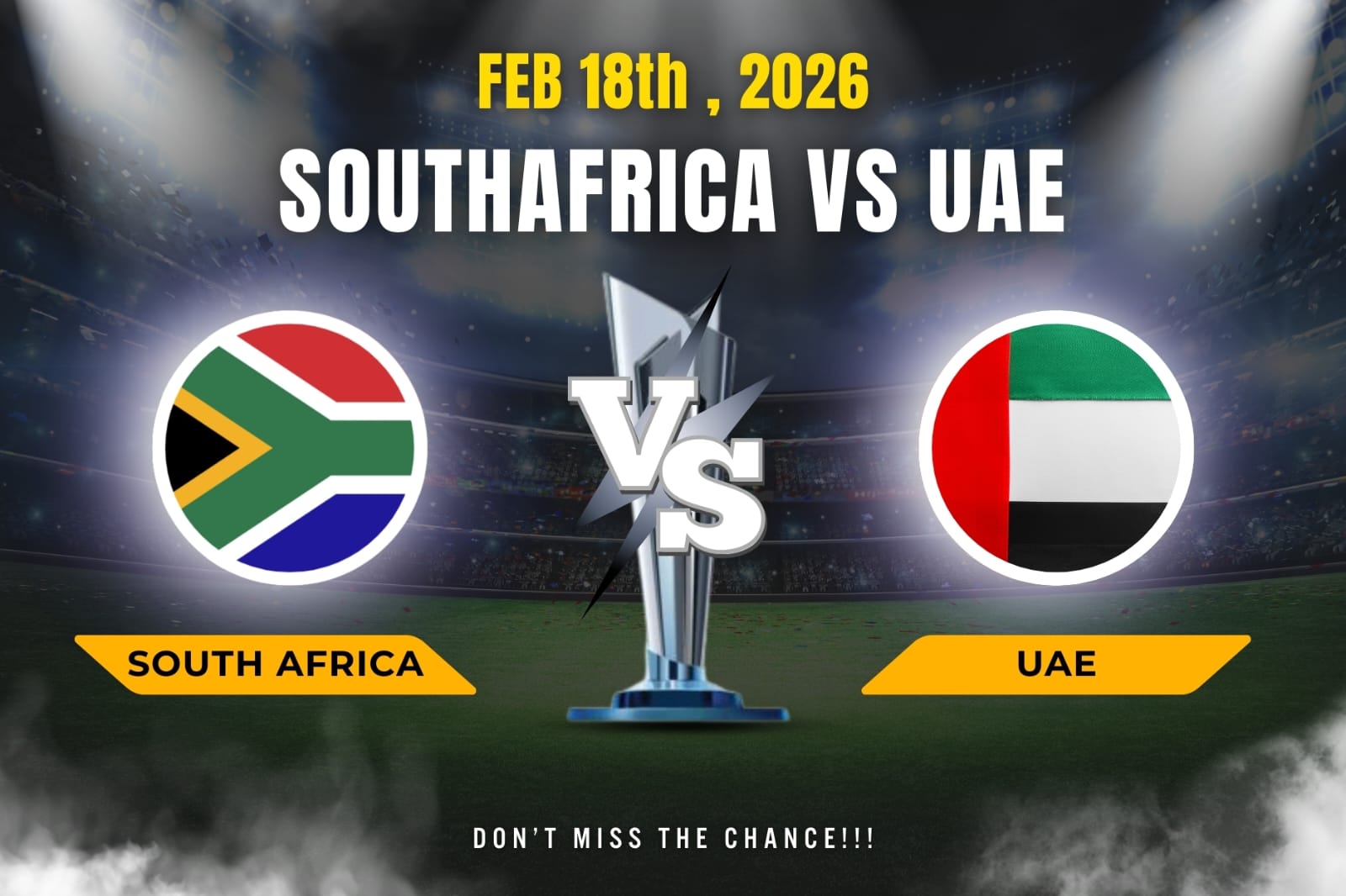 South Africa vs UAE